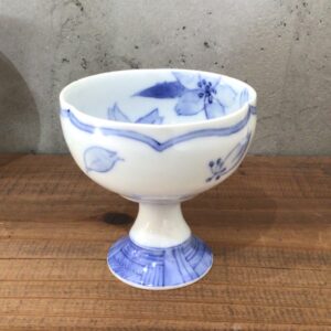 染付高坏「桜」