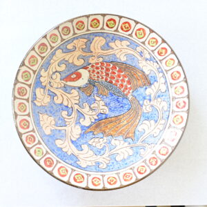 赤絵　魚紋　11寸皿